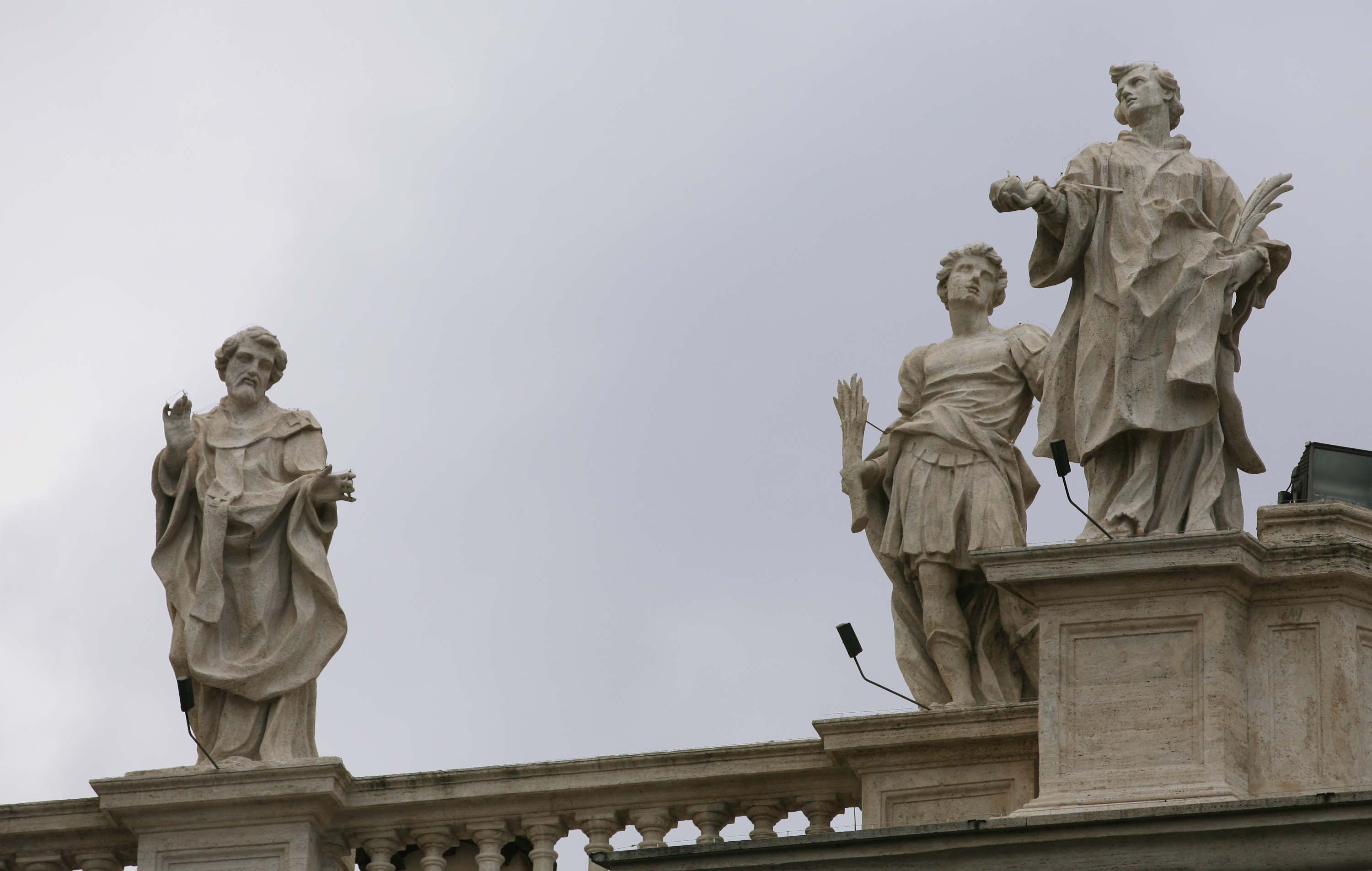 St Eusebius Colonnade Saints